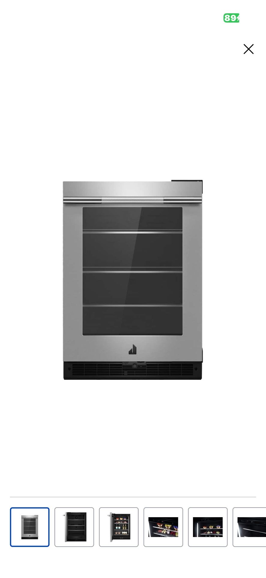 NEW JENNAIR RISE 5.2 cuft UNDER COUNTER REFRIGERATOR IN BOX 11/10/25