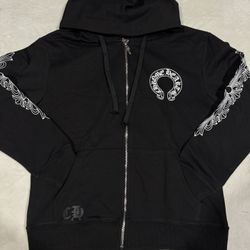 Chrome Hearts horsheshoe zip up
