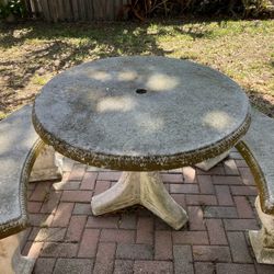 Concrete Picnic Table-Pick Up Only