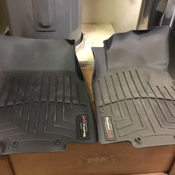 Weather Tech Custom Laser-Measured Floor Mats (Driver And Passenger) Front 2014 - 2020 Nissan Rogue