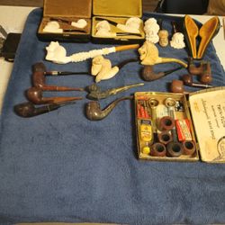 Meerschaum Pipes And Collection 