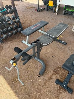 Flat Bench (in back)