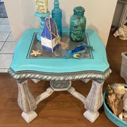 Sofa Table Or Coffee Table So Pretty In Blue Turquoise 