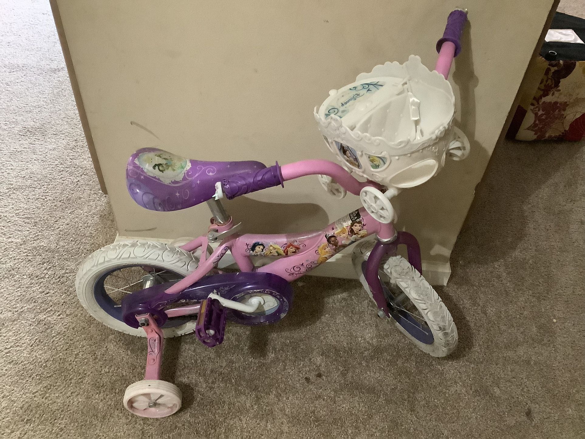Girls Huffy Princess Bike 12”