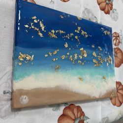 Abstract Beach Painting 