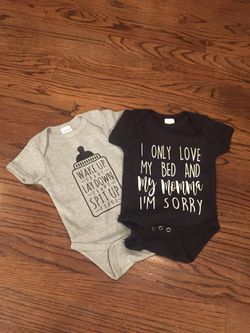 Baby onesie custom