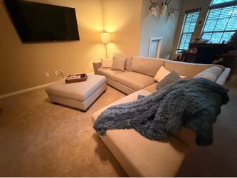 Sofa Unit + ottoman for sale