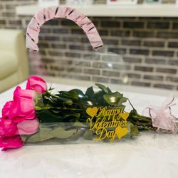 Valentines Rose Purse Bouquet