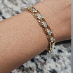 Bracelets 14k Plated Gold For Sale.