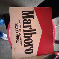 Vintage malboro sign
