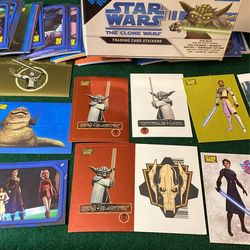 Star Wars The Clone Wars Box Of Trading Card Stickers
