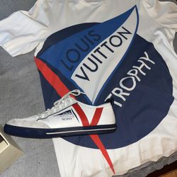 Louis Vuitton Sneakers And Shirt To Match