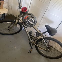 Bicycle W/helmet 