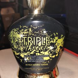 TRIPLE THREAT TANNING LOTION RETAILS FOR $100