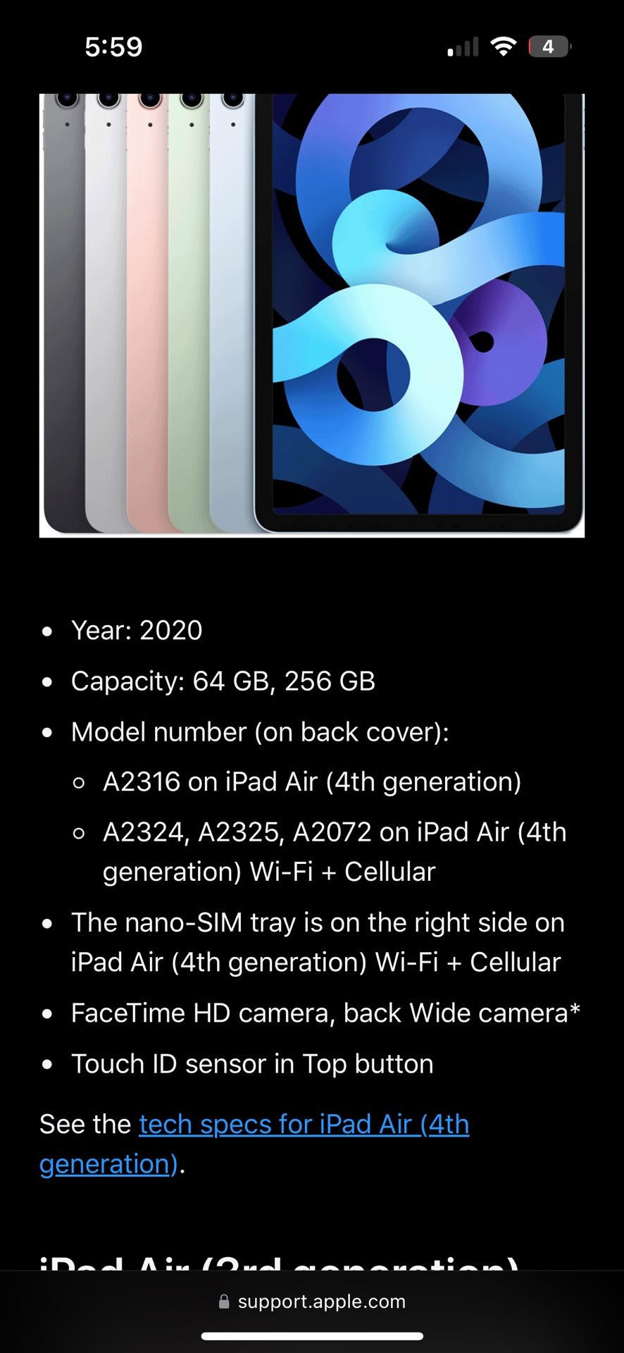 IPad Air 4