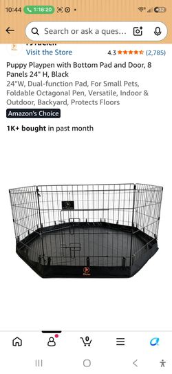 Portable dog pen