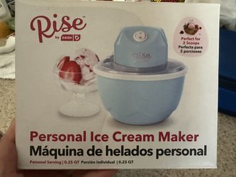Dash Rise Ice Personal Ice Cream Maker New