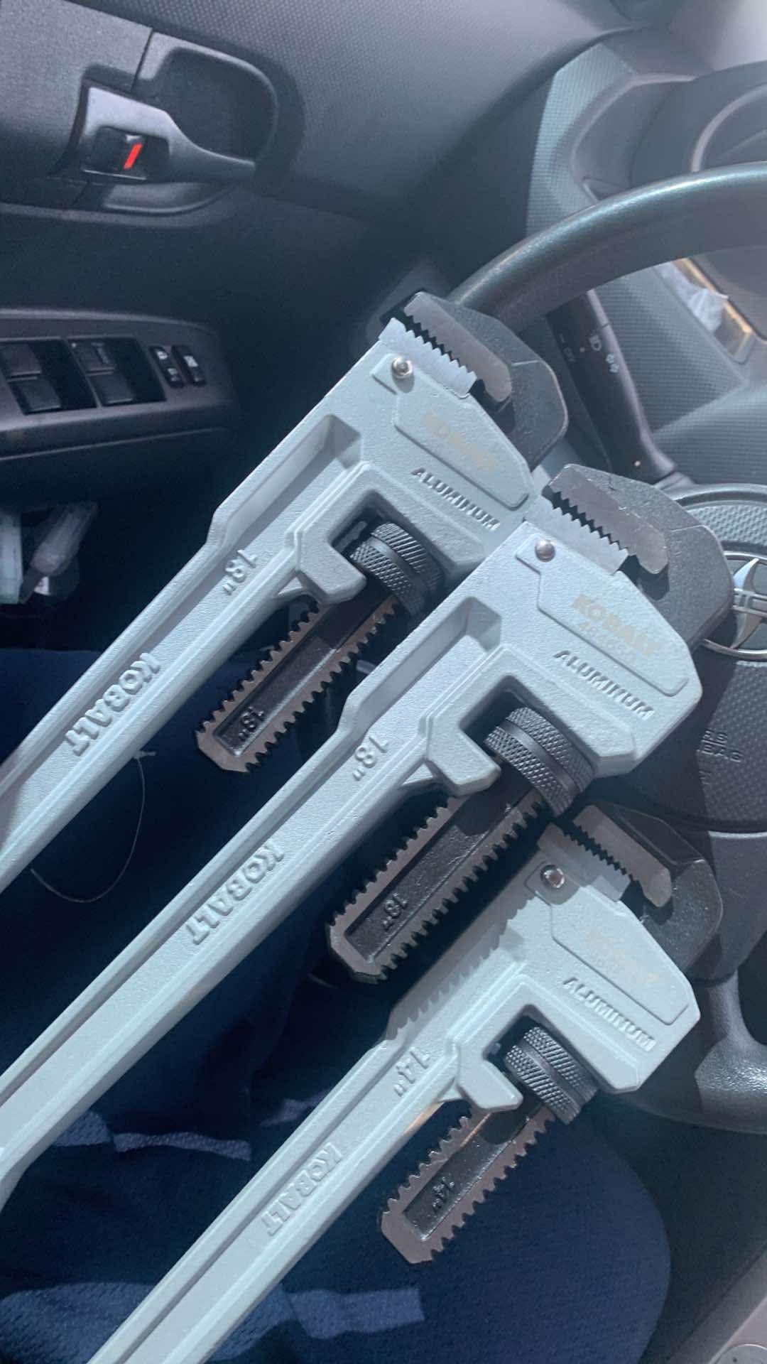 Kobalt Aluminum Pipe Wrenches