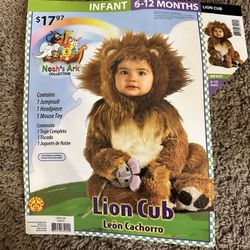 Lion Costume 6-12 month old