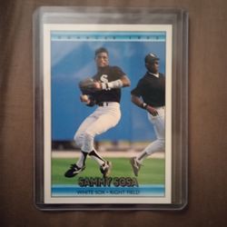 Sammy Sosa error baseball cards
