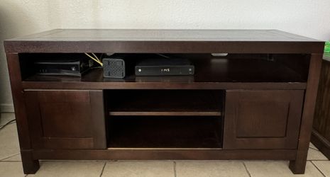 Wooden Entertainment Center 
