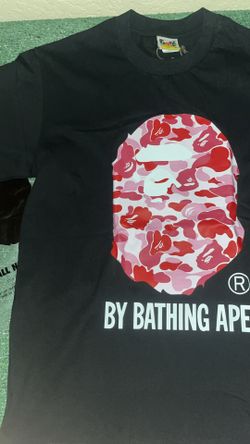 Pink and Black Bape T-Shirt Size M