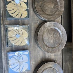 7 small tropical leaves charcuterie boards