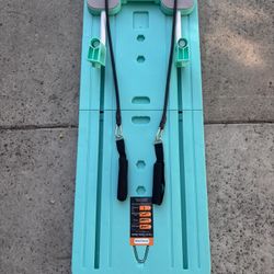$75.00!! New 41-3/4” X 16” Pilates Board Pilate Reformer Set Foldable Home Gym