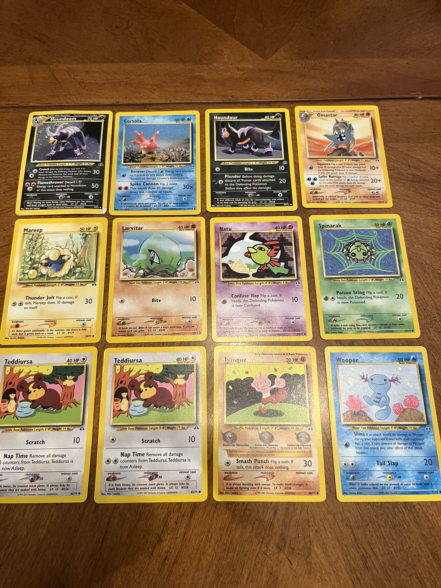 Pokemon Neo Discovery Cards