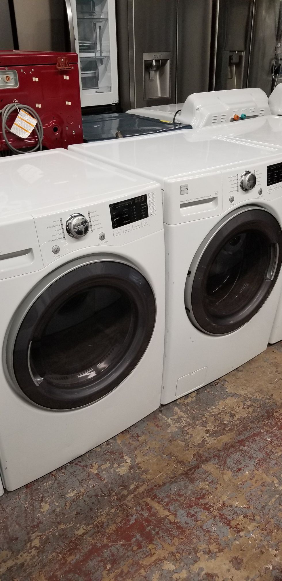 Kenmore washer and dryer front load set