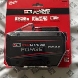Milwaukee M18 HD12.0 Red Lithium Forge Battery New