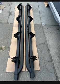 2022 - 2025 Chevrolet/GMC Silverado 1500 ZR2/Sierra 1500 AT4/AT4X Crew Cab Left & Right Running Boards OEM