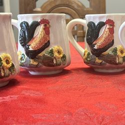 KMC 3D Rooster Coffee Mugs 