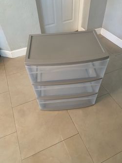 Wide 3-Drawer Storage Tower