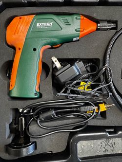 EXTECH Inspection Camera Video Borescope EXTECH BR200 Endoscope Kit Hard Case
