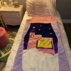 Rare Princess Fairytale Castle Sleeping Bag