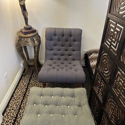 Chair & Ottoman Set