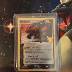 Umbreon Star Celebrations  Pokemon Card 