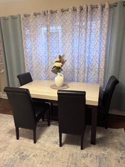Dining Table and Four Chairs