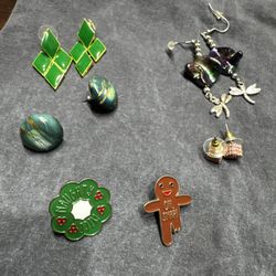 Earrings & Enamel Pins