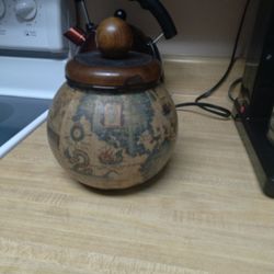 World Globe Tobacco Jar