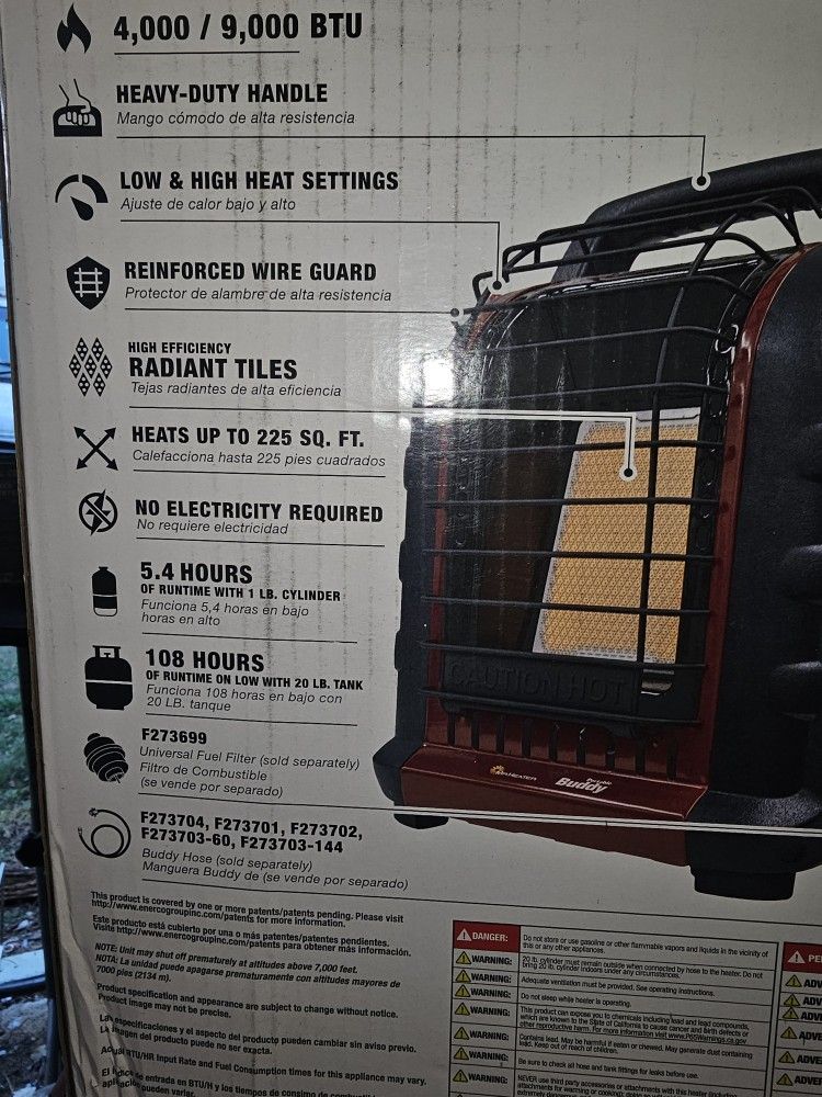 MR BUDDY PROPANE HEATER