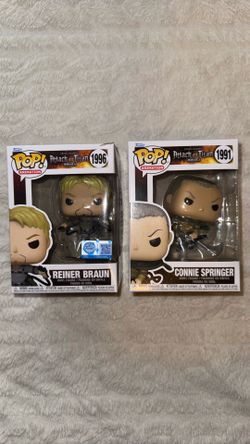Attack on Titan Funko Pop Bundle – Connie Springer & Reiner Braun