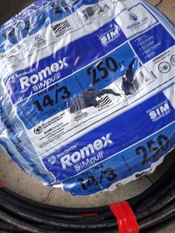 14/3 Romex Wire 250ft New