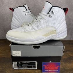 Air Jordan 12 Retro Rising Sun 2009 Size 13 130690-163 White Men’s Shoes OG Rare
