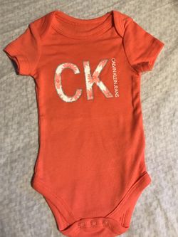 Calvin Klein baby girl onesie