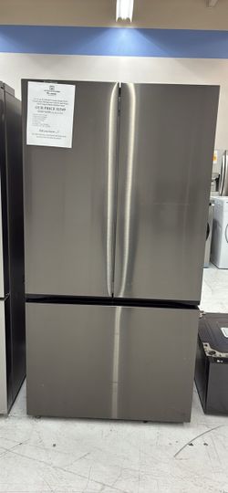 OPEN BOX Black Stainless Steel 27cu.ft capacity Smart Counter Depth MAX refrigerator Was$3299