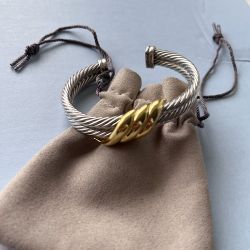 David Yurman 14k Gold And Sterling Silver Bracelet
