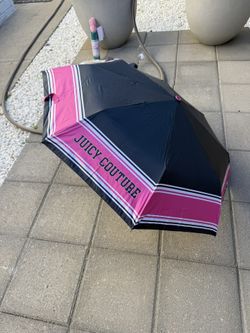 Juicy Couture Pink & Black Umbrella: BRAND NEW