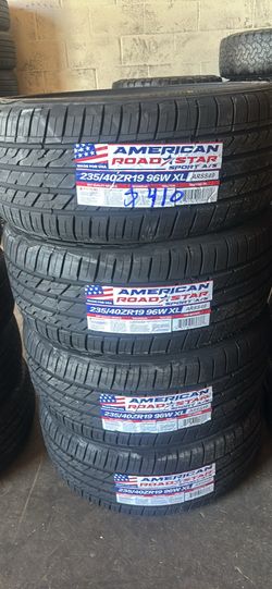 New 235/40/19 American Tires